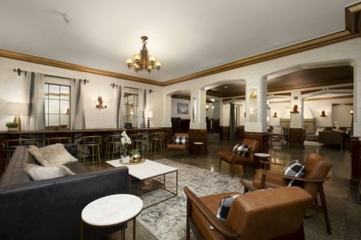 Community Clubroom at Malloy Apartment Homes, Seattle, 98105