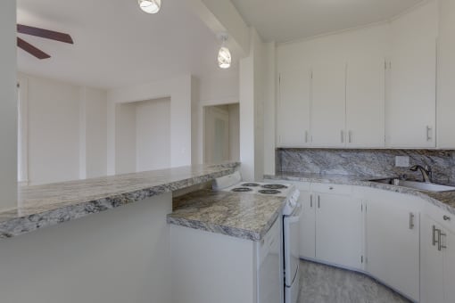 Updated Studio Kitchen at Stockbridge Apartment Homes, Washington