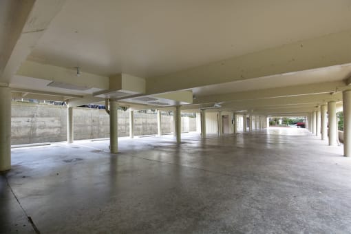 Underground Parking at Swiss Gables Apartment Homes, Kent, Washington
