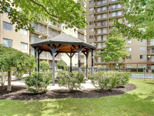 Garden And Gazebo at Willoughby Hills Towers, Willoughby Hills, 44092