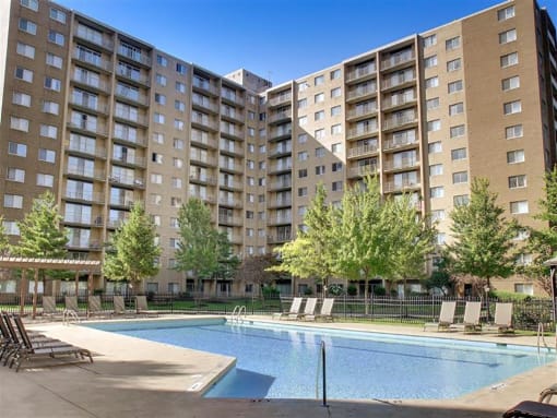 Pool And Sundecks at Willoughby Hills Towers, Willoughby Hills