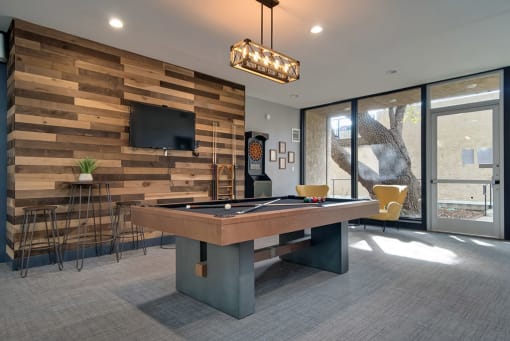 Game Room at Wilbur Oaks Apartments, California
