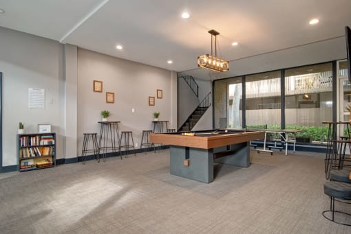 Game Room With Pool Table at Wilbur Oaks Apartments, California, 91360