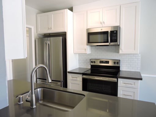 New kitchen cabinets and appliances
