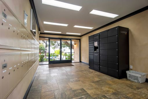 In-Door Mail Center at Los Robles Apartments, Pasadena, CA