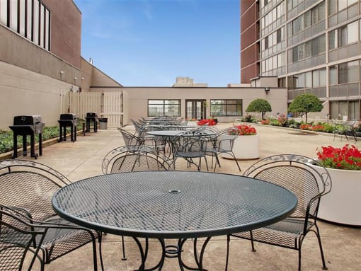 4th Floor Grilling Area and Patio, at Reserve Square, Cleveland, 44114