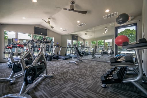 Fitness center at Rock 35, Round Rock, TX