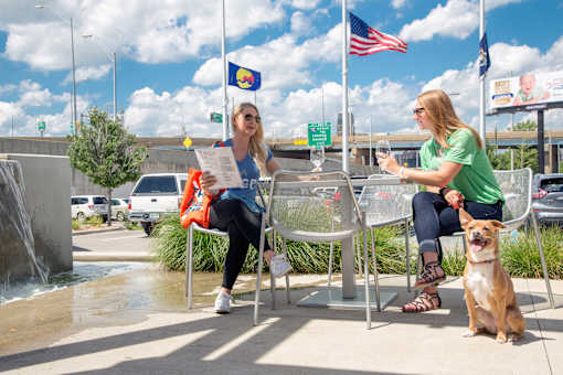 Outdoors at Downtown Market near Arena Place Apartments
