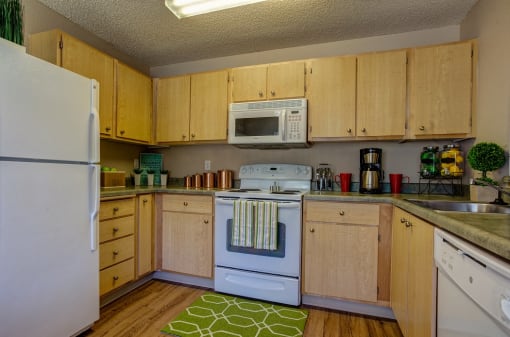 Over-the-Range Microwaves at Commons at Timber Creek Apartments, Portland, 97229