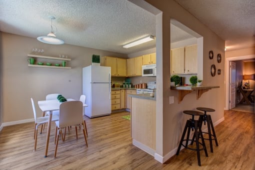 New Countertops and Cabinets at Commons at Timber Creek Apartments, Oregon, 97229