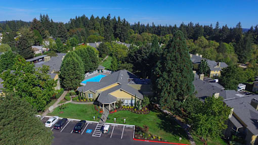 Drone View at Commons at Avalon Park Apartments, Tigard, 97224