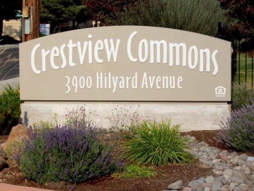 Sign at CRESTVIEW COMMONS LP, Klamath Falls, Oregon