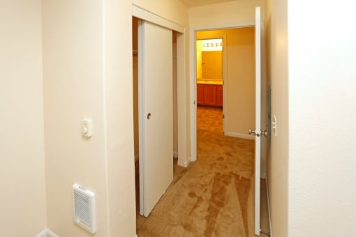 Hallway at Redwood Commons Apartments, Oregon