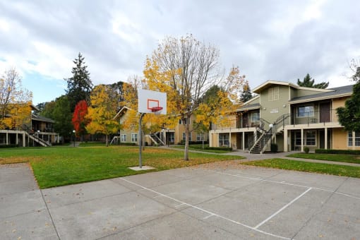 Play area at Redwood Commons Apartments, McMinnville