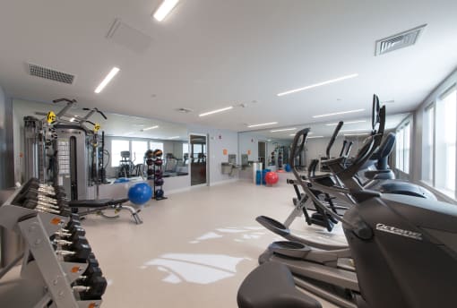 24 Hour Fitness Center at Linea Cambridge in Cambridge, MA