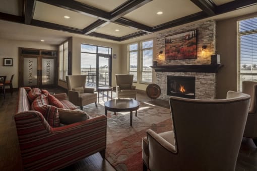 Community Room at The Tuscany on Pleasant View, Wisconsin, 53717