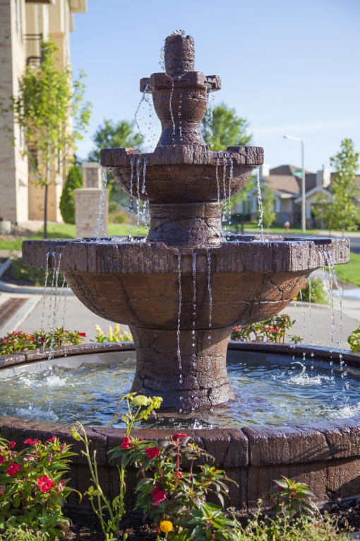 Fountain at The Tuscany on Pleasant View, Madison, Wisconsin