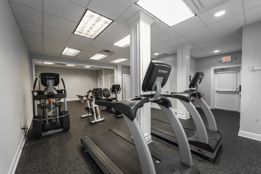 Cardio Machines In Gym at The Villas on Briarcliff, Atlanta GA 30329