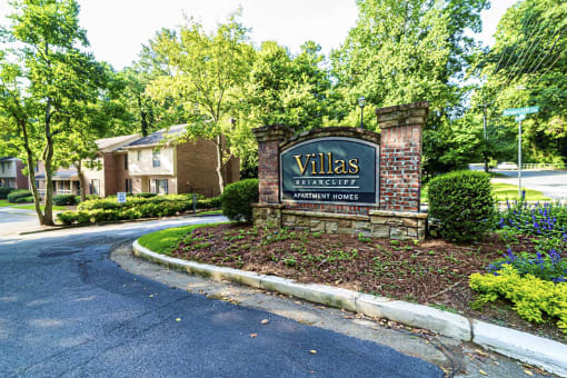 Welcoming Property Signage at The Villas on Briarcliff, Atlanta, GA, 30329
