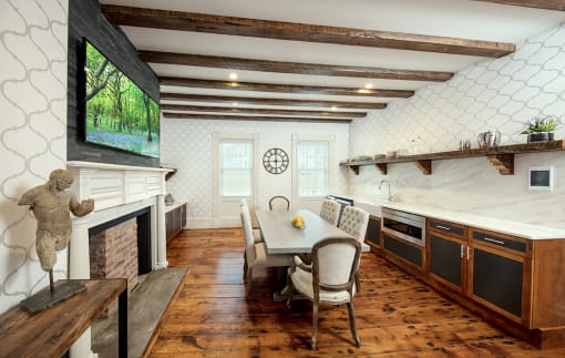 the club at pearl river, luxury apartment community, pearl river, ny, 55 plus, 55+, senior living, amenities, recreation, rec room, lounge, the seth house, historic dutch colonial