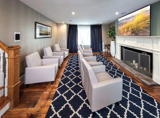 the club at pearl river, luxury apartment community, pearl river, ny, 55 plus, 55+, senior living, amenities, recreation, rec room, lounge, the seth house, historic dutch colonial