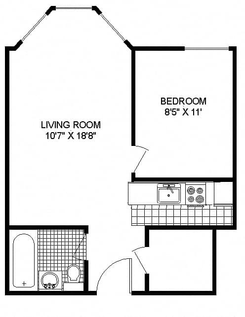 Unit 1507 floor plan