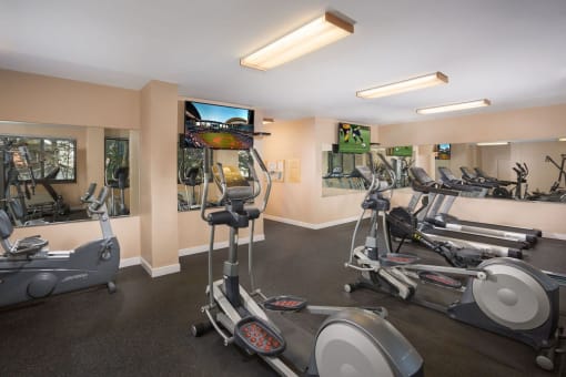 fitness center at Cole Spring Plaza Apartments, Silver Spring, 20910