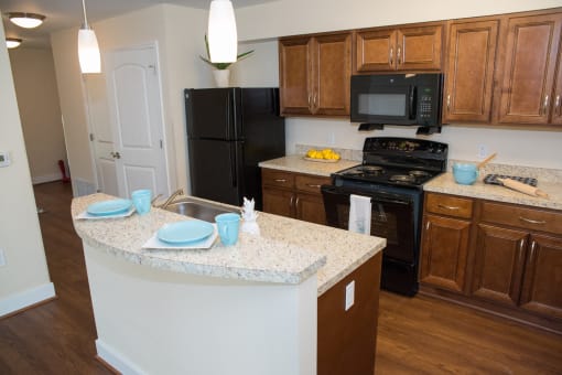 Riverwoods at Denton Model Kitchen