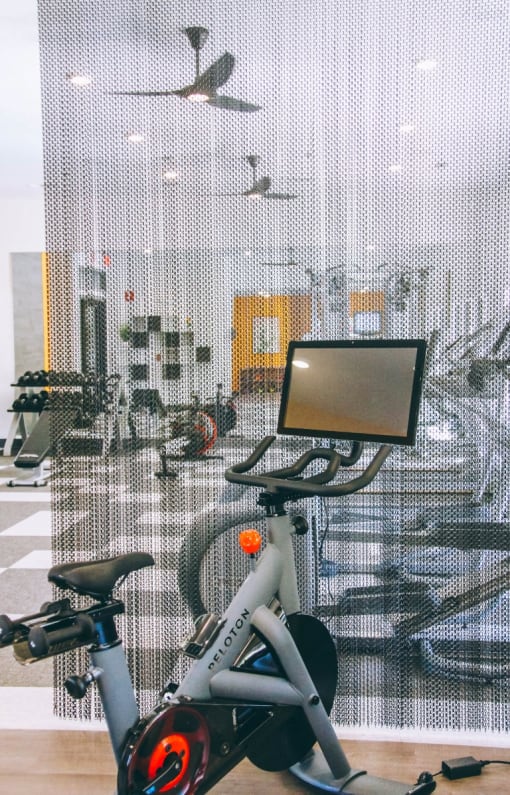 fitness center in apartment for rent