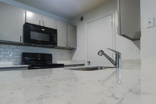 updated countertops in north austin tx apartments