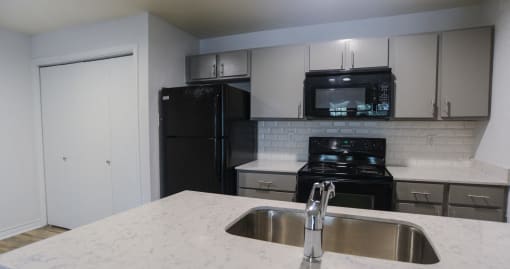 updated countertops in apartments near the domain