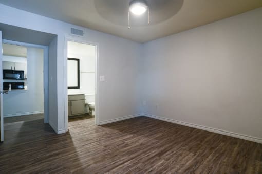 open floor plans in apartment for rent near the domain
