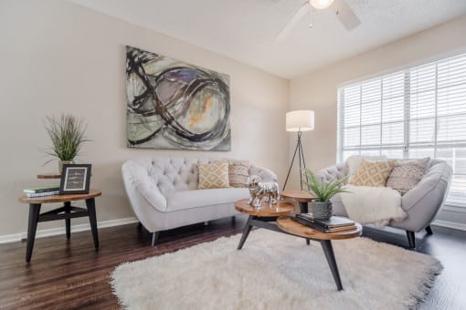 Modern Living Room at Park Villas, Texas