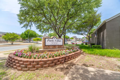Property Signage at Park Villas, Fort Worth, TX, 76116