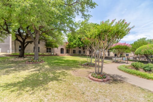 Courtyard View at Park Villas, Fort Worth, TX