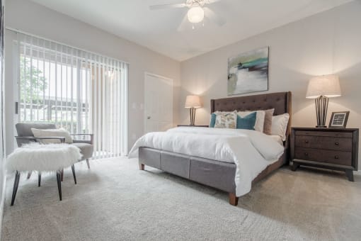 Light and bright bedrooms  at Edgewater, Texas