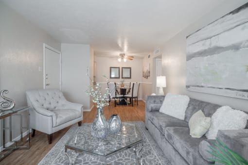 Open living space  at Garden Park, Irving