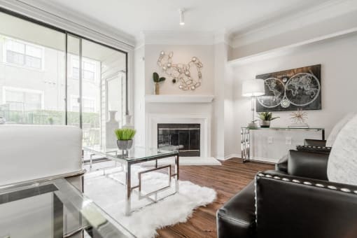 Living Room at Prestonwood Hills, Plano, 75093