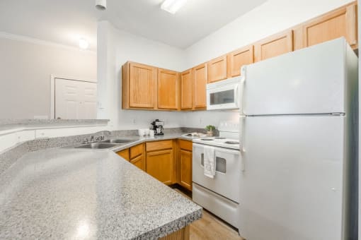 Fully Furnished Kitchen at The Remington, Lewisville, Texas