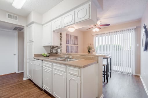 Kitchen And Living  at Wildwood, Texas