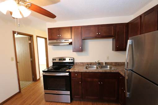 Alpine Apartments Kitchen, Forest Lake, Minnesota