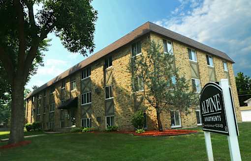 Alpine Apartments Exterior, Forest Lake, Minnesota