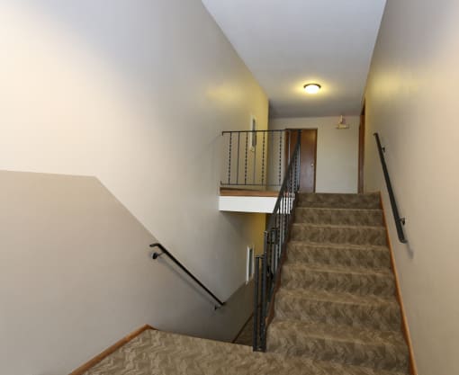 Apache Manor Stairwell, St. Anthony, Minnesota