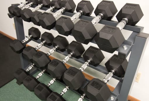 River Ridge Apartments fitness room, Anoka, Minnesota