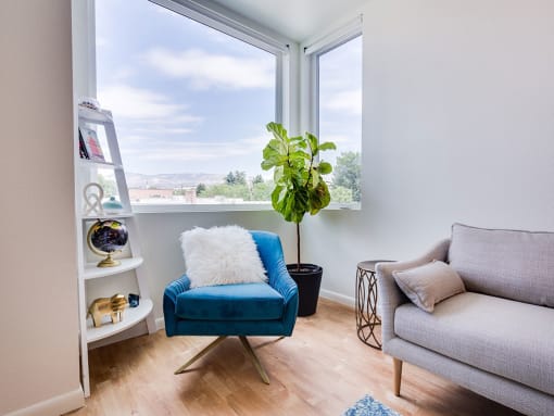 Living Room Sofa And Glass Window at Watercooler, Boise, ID, 83702