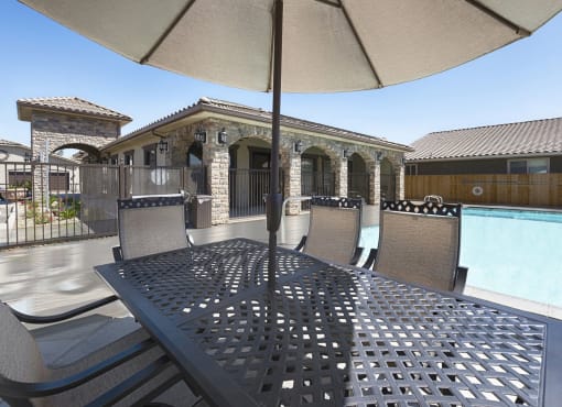 Pool Area With Table
