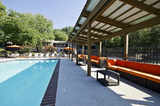 Poolside Lounge at 555 Mansell, Roswell, GA, 30076