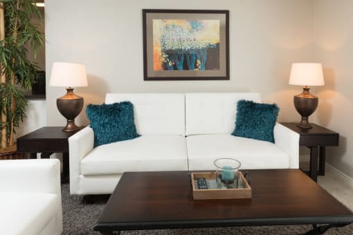 Living area at Mission Trails Apartments San Diego, San Diego, CA