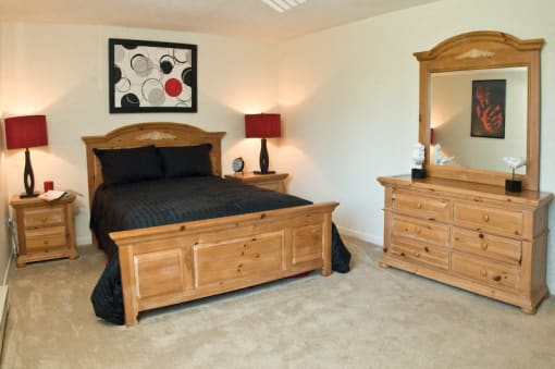 Spacious Master Bedroom at Bradford Manor Apartments, Hamlin, NY