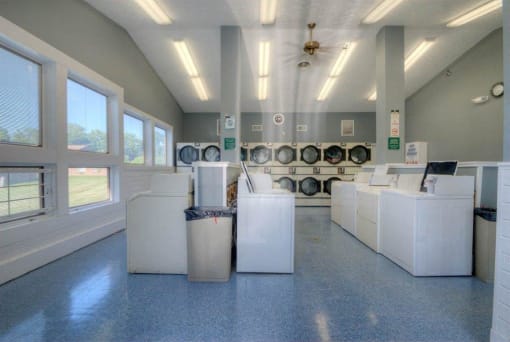 Modern Laundry Room at Chili Heights Apartments, Rochester, NY